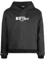 MSFTSrep logo-print detail hoodie
