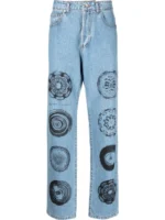 MSFTSrep Vibrations straight-leg jeans