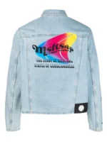 MSFTSrep logo-print denim jacket - Image 2