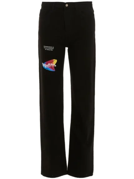 MSFTSrep logo-print jeans